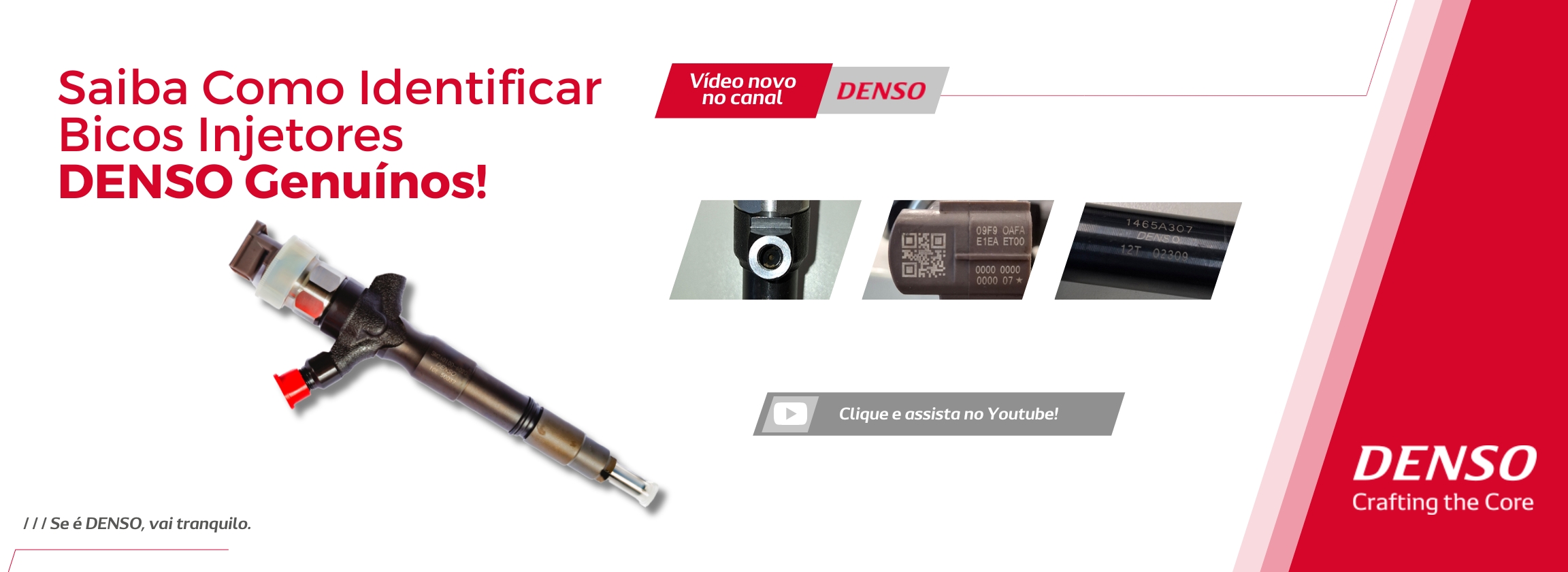 Como identificar bicos injetores DENSO genuínos
